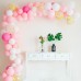 Light Pink Balloons+Balloon Arch Kit Set Birthday Wedding Baby Shower Garland Decor